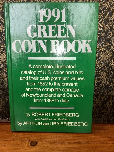 1991 green coin book - coin, pricing